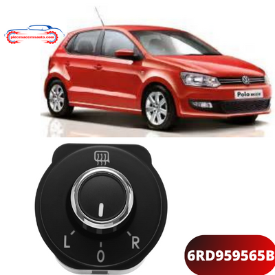 Bouton de Réglage du Rétroviseur Latéral-VW Polo - Piecesaccessauto.com