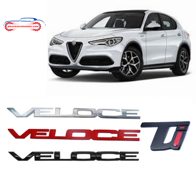 Lettre de Garde-Boue-Etiquette Veloce TI-Alfa - piecesaccessauto