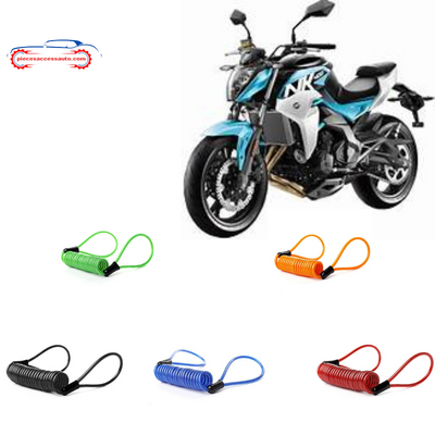 Câble de Sécurité-Moto-Scooter-Vélo - Piecesaccessauto.com