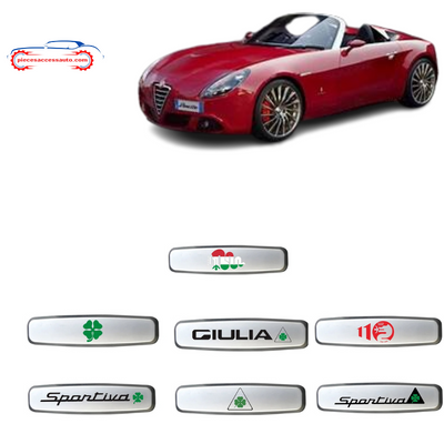 Emblème de Voiture en Métal-Alfa - Piecesaccessauto.com