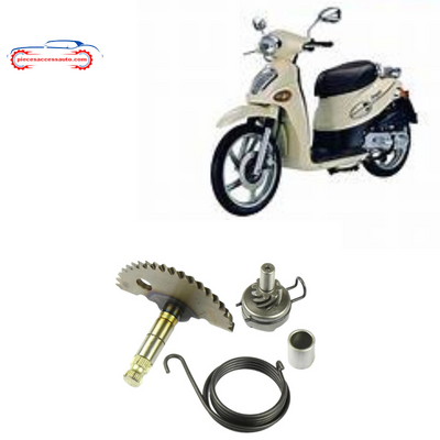 Kit de Reconstruction d'Arbre de Vitesse de Démarrage-50cc-80cc - Piecesaccessauto.com