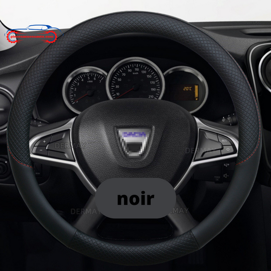 Housse De Volant En Cuir Microfibre Pour Dacia Duster 2018-2023 - Antidérapante, Confortable, Protection