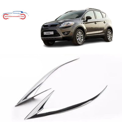 Couvercle de Phare avant Chromé ABS-Ford Kuga - Piecesaccessauto.com