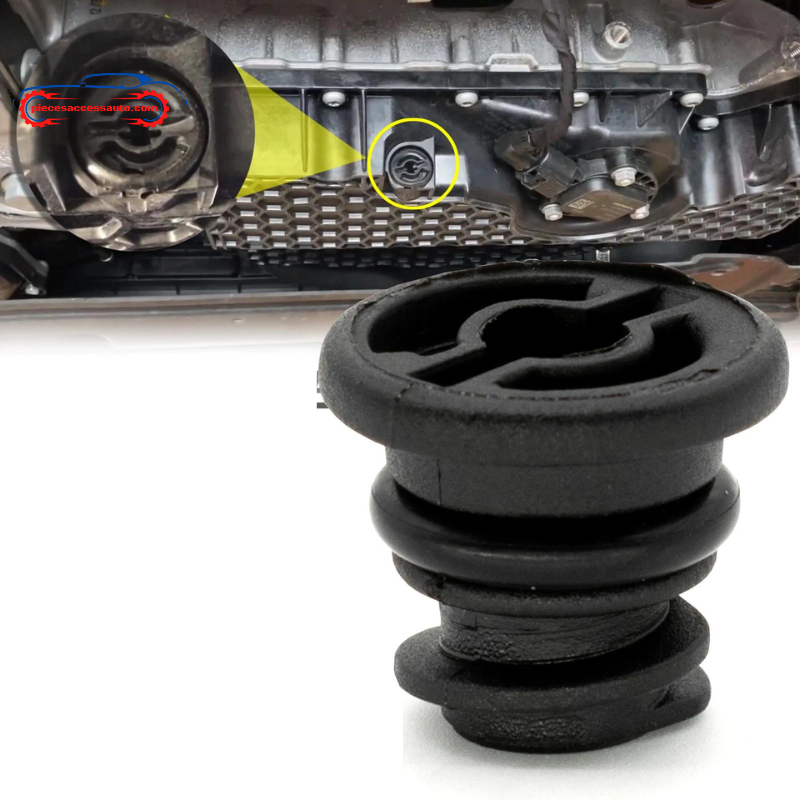 Bouchon De Remplissage D'huile Pour AUDI A3 A4 A6 A8 80 90 100 Coupé TT - Réf. CL-01367, Noir