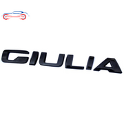 Emblème de Lettre Badge Noir-Q2-Q4-Stelvio-Giulia - piecesaccessauto